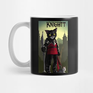 Cat knight Mug